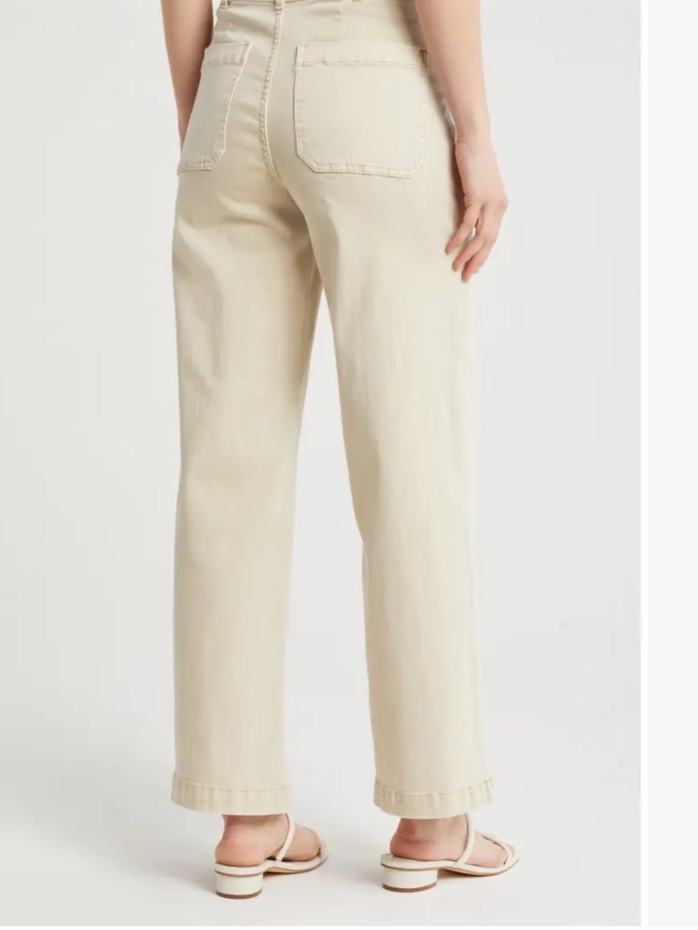 Oat New York Straight-Leg Jeans in Light Beige